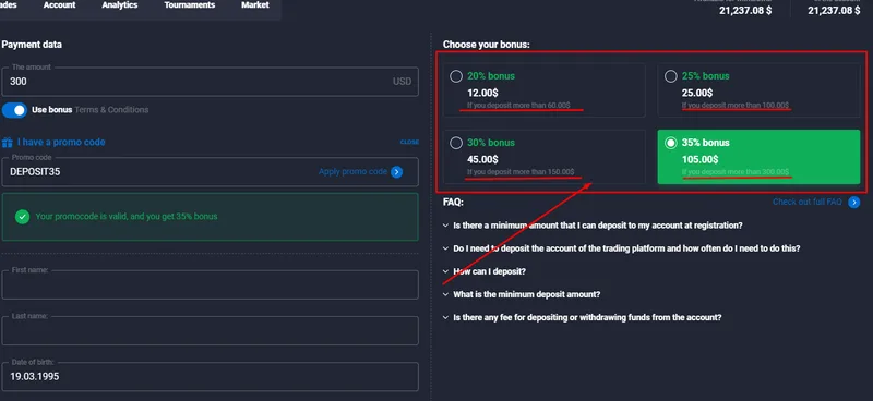 Converting promotional free credit winnings into withdrawable Bangladeshi Taka