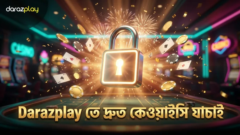 Darazplay এ কেওয়াইসি যাচাই প্রক্রিয়ায় দ্রুততা বাড়ায়।