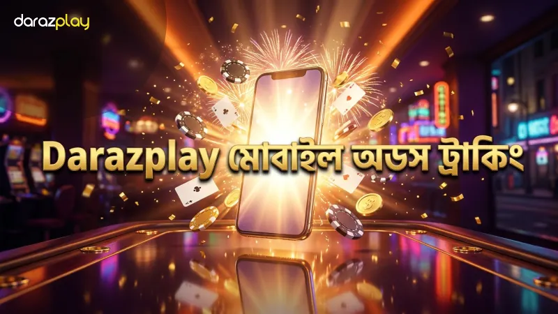 Darazplay মোবাইল অ্যাপ থেকে রিয়েল-টাইম ক্রিকেট অডস ট্র্যাকিং সুবিধা