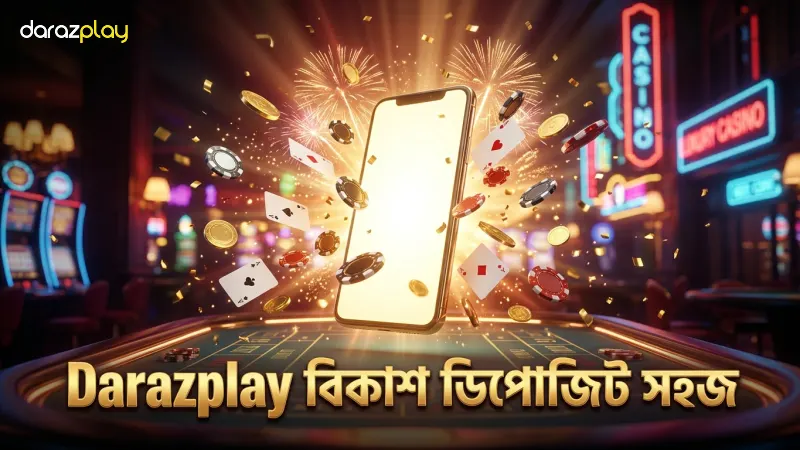 বিকাশের মাধ্যমে Darazplay ডিপোজিট প্রক্রিয়ার স্পষ্ট চিত্র