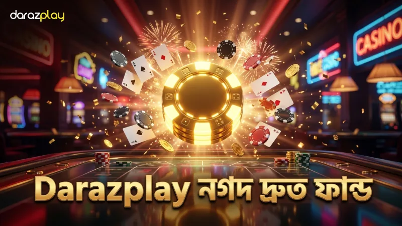 নগদ ব্যবহার করে Darazplay তে দ্রুত ফান্ড জমার উদাহরণ