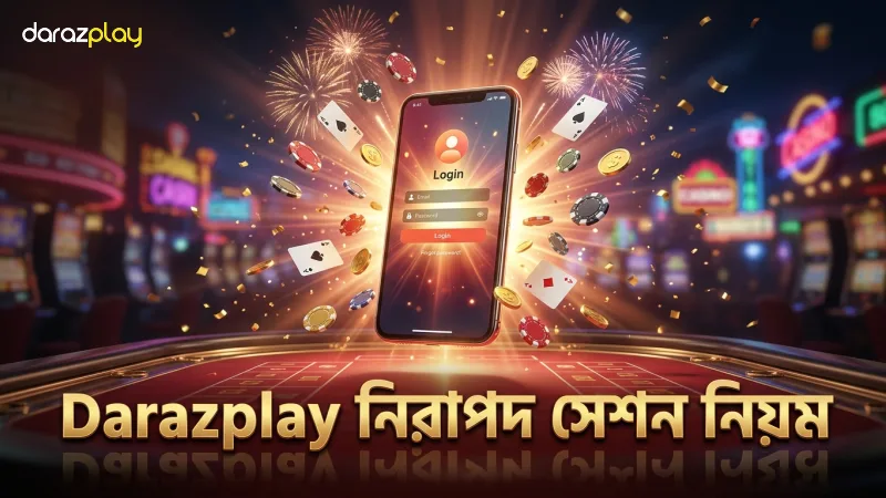 Darazplay লগইনের নিরাপদ সেশন ব্যবস্থাপনা প্রতীক