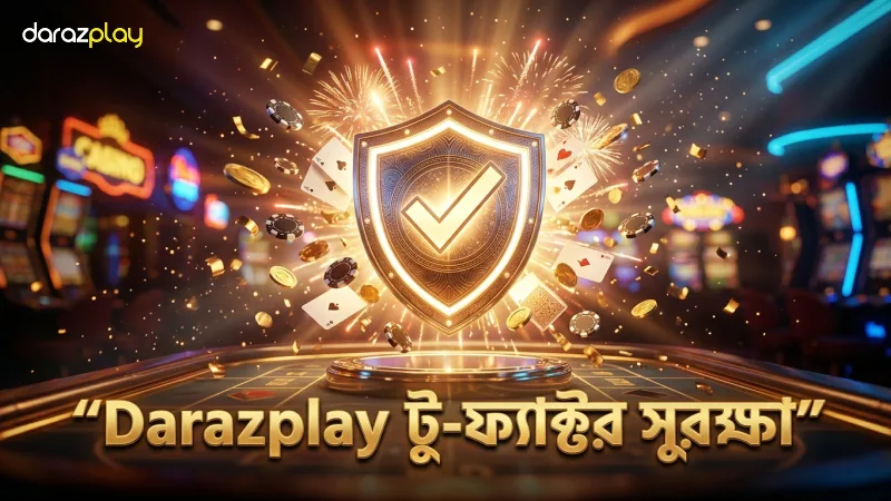Darazplay লগইন প্রক্রিয়ায় টু-ফ্যাক্টর অথেন্টিকেশন প্রয়োগ