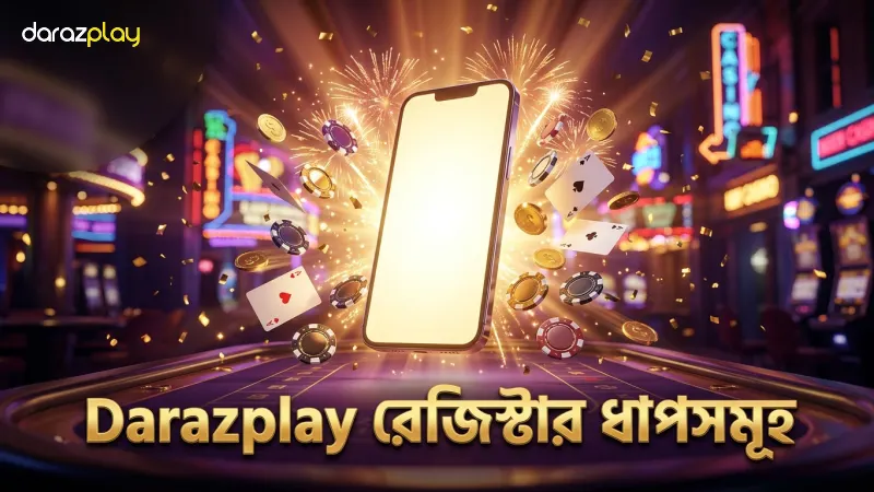 Darazplay রেজিস্টার প্রক্রিয়ার প্রতিটি ধাপের স্পষ্ট চিত্র