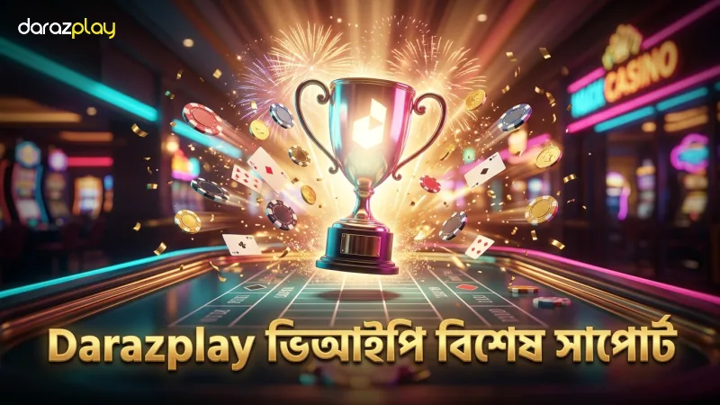 Darazplay ভিআইপি মেম্বাররা বিশেষ কাস্টমার সাপোর্ট পান।