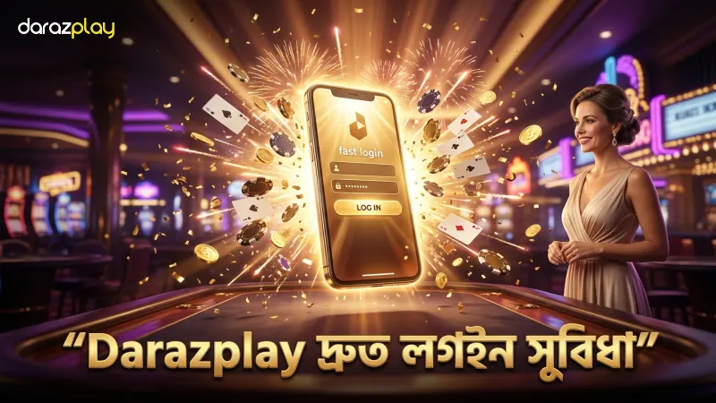 Darazplay-এ দ্রুত লগইন ও খেলার সুবিধা উপভোগ করুন