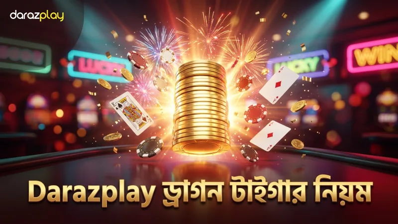 Darazplay-এ ড্রাগন টাইগার গেমের মৌলিক বাজি ধরার নিয়ম ব্যাখ্যা।