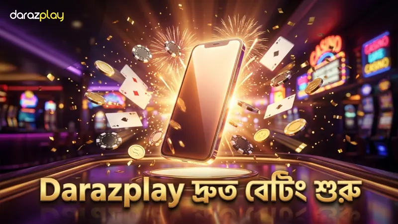 Darazplay প্ল্যাটফর্মে দ্রুত বেটিং শুরু করুন