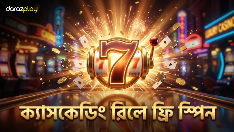 ক্যাসকেডিং রিলে ফ্রি স্পিন ট্রিগার করার গেমপ্লে দৃশ্য