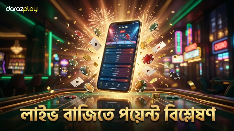 লাইভ ম্যাচে পয়েন্ট ও রেইড বিশ্লেষণ করে সঠিক বাজি ধরুন