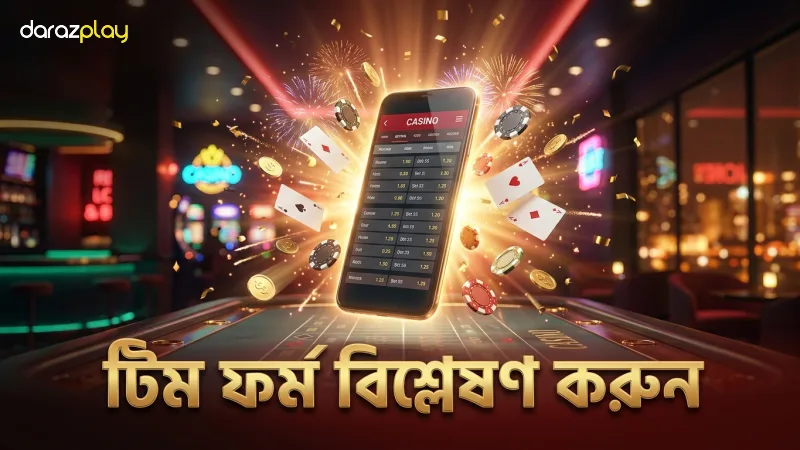টিম ফর্ম ও পারফরম্যান্স দেখে বেটিং পরিকল্পনা করুন