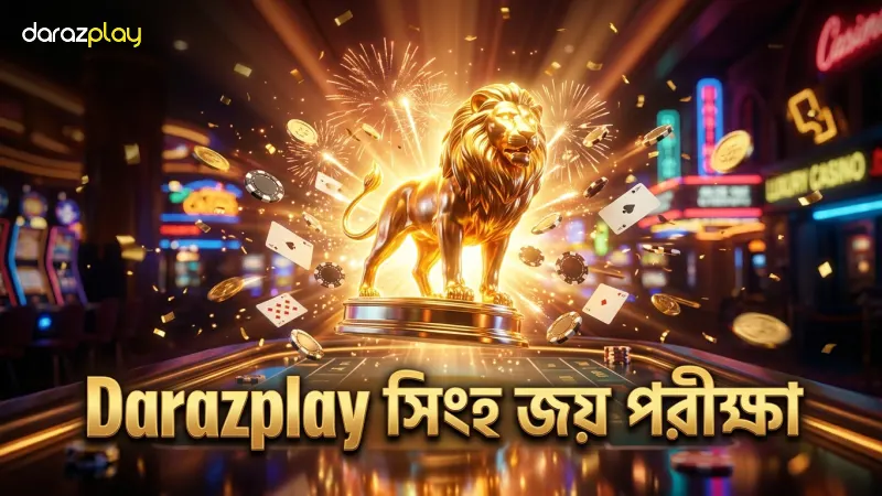 Darazplay-র বোনাস রাউন্ডে সিংহ জয় পরীক্ষা করুন সাবধানে